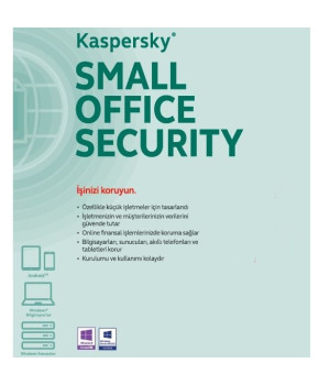 KASPERSKY Small Office Security 1yıl 1server + 10kullanıcı + 10 mobil cihaz